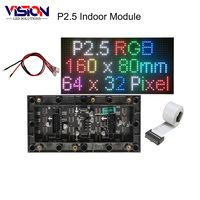 Module d'affichage LED intérieur haute définition P2.5, couleur pleine, résolution 8K, étanche IP65, avec CMS intégré et garantie de 3 ans