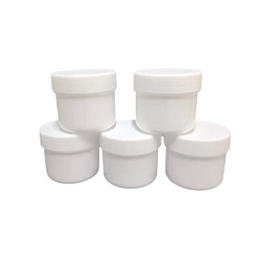 <b>Plastic</b> <b>Jar</b> 200Ml Cylinder Cosmetic Packaging Milky White HDPE Material - Product Image 1