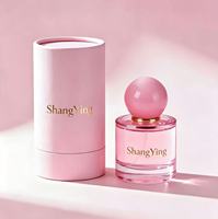 Flacon de parfum vide de luxe en verre 30ml/50ml/100ml, finition mate, couleur personnalisée rose, flacon de rangement, MOQ 100 pièces