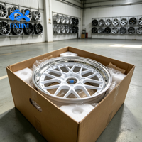 2 Buah Velg Multi Rims Baru Model Deep Dish Alloy Forged Custom Warna Silver Ukuran 15-24 Inch 5x114.3 5x127 5x112 Roda Mobil Penumpang untuk Lincoln
