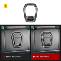Shasha 2024 pour Ford Mustang GT S650 accessoires intérieurs en Fiber de carbone cadre de poignée de siège accessoires de voiture extérieurs