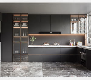 CBMmart 광저우 캔톤 페어 새로운 디자인 주방 가구 아크릴 주방 섬 - Product Image 2