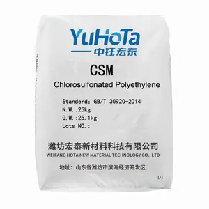 Chlorosulfonated Polyethylene CAS 68037-39-8 CSM Plastic New Material Chemical Supplier