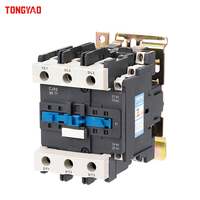 Contacteur CA série TONGYAO CJX2 9A-95A 3 pôles magnétique 220V/380V 690V Bobine Démarreur de Moteur IEC 60947 Remplacement LC1-D Rail DIN