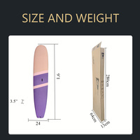 9'1 planche de Surf en résine époxy EPS personnalisée Longboard planche de Surf souple planche de Surf souple