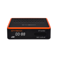 GTMEDIA GT COMBO Android 9.0 Boîtier TV + DVB-S/S2/S2X +T/T2/Câble/ISDBT ATSC Amlogic S905X3 4K Wi-Fi 2.4G/5G BT4.1 GTCOMBO