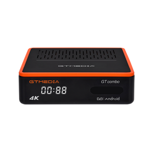 GTMEDIA GT COMBO <strong>Android</strong> 9.0 <strong>TV</strong> <strong>BOX</strong> + DVB-S/S2/S2X +T/T2/Cable/ISDBT ATSC Amlogic S905X3 <strong>4K</strong> 2.4G/5G Wifi BT4.1 GTCOMBO - Product Image 1