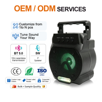 Support de microphone et de téléphone portable avec poignée RGB pour home cinéma, fêtes, double mode, portable, extérieur, ordinateur