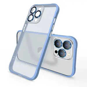 iphone14磨砂超薄手机外壳，带镜头玻璃膜