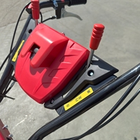 Trituradora de Césped con Motor de Gasolina de 10.5 HP 190F, Desbrozadora de Grado Comercial de Alta Calidad, Doble Eje, Arranque por Retroceso, 48 Cuchillas de Martillo