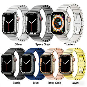 Correa de Repuesto de Acero Inoxidable con Hebilla para <span class=keywords><strong>Apple</strong></span> <span class=keywords><strong>Watch</strong></span> 10 Ultra, Compatible con <span class=keywords><strong>Apple</strong></span> <span class=keywords><strong>Watch</strong></span> Ultra 1/2 - Product Image 6