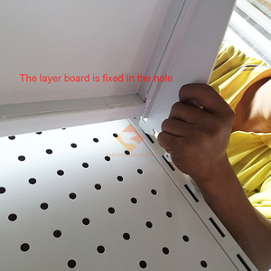 Nhiệm vụ ánh sáng hai mặt siêu thị giá hàng hóa hiển thị phần cứng Triển Lãm Đứng - Product Image 5