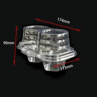 Boîtes en plastique PET transparentes recyclables avec couvercles et deux compartiments pour cupcakes, pain, collations et autres aliments