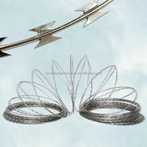 Clôture en fil barbelé galvanisé en acier inoxydable <span class=keywords><strong>pour</strong></span> la sécurité des frontières - Product Image 2