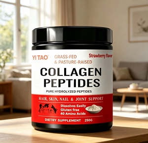 Péptidos de Colágeno Hidrolizado de Animales Alimentados con Pasto y Criados en Pastoreo – Sabor Fresa, Apoyo para Cabello, Piel, Uñas y Articulaciones, 250g Dietar - Product Image 4
