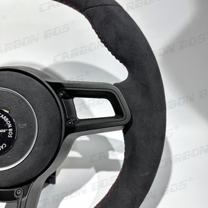 Volante Deportivo Mejorado Más Vendido para <span class=keywords><strong>Porsche</strong></span> Panamera, Completamente en Gamuza, Compatible con 718 Boxster Cayman 911 998 Cayenne <span class=keywords><strong>Macan</strong></span> - Product Image 3