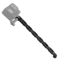 Alliage d'aluminium 220mm Selfie Helmet Mounting Rod Extension Arm pour GoPro 13 pour Insta360 One R X4 pour DJI Osmo Action 5pro Camera