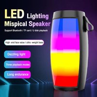 FYX Stock meilleurs haut-parleurs sans fil Bt puissant Portable boîte de son caisson de basses voiture Audio basse lecteur MP3 système de son lumières LED
