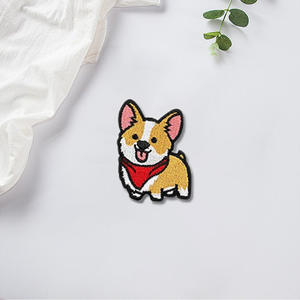 アニメ動物刺繍パッチかわいい鉄3Dすべての種類漫画犬刺繍パッチ - Product Image 1