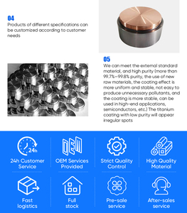 Nhà máy cung cấp titan mục tiêu vật liệu tấm Titan mục tiêu Titan với giá tốt - Product Image 5