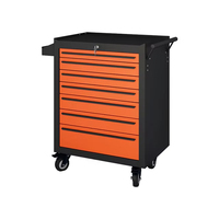 Chariot à outils mobile en acier de qualité supérieure, 5 tiroirs, chariot roulant avec rangement pour clés, écologique, durable, organisation pour garage et atelier