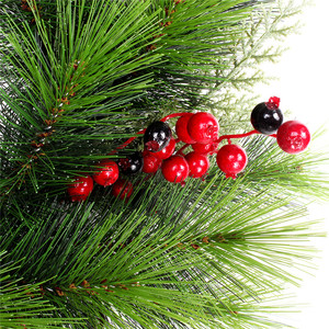 Hot Sale de Christmas Red rattan berries Christmas pine wreath - Product Image 3