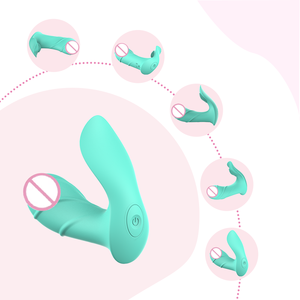 AIアプリ制御デュアルモーターバイブレーター<span class=keywords><strong>G</strong></span>スポットクリトリス刺激USB充電式IPx6防水無潤滑10周波数 - Product Image 3