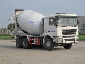 Eenvoudig Te Bedienen Shacman Fabrikant 9 Cbm 6*4 340 Pk Betonmixer Vrachtwagen Te Koop