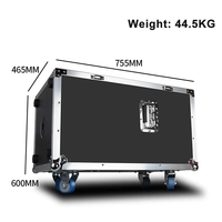 Équipement audio professionnel Biner D915, système de sonorisation avec haut-parleur de 15 pouces et amplificateur de puissance audio 8 canaux pour scène