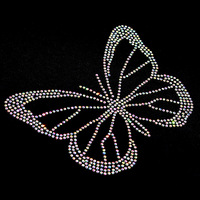Strass en verre à 12 facettes, ronds, à dos plat, personnalisables avec logo et motif DIY, pour vêtements, sacs, chaussures, avec application thermocollante