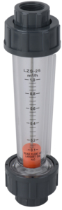 Top measuring float flowmeter transparent plastic material flowmeter - Product Image 4