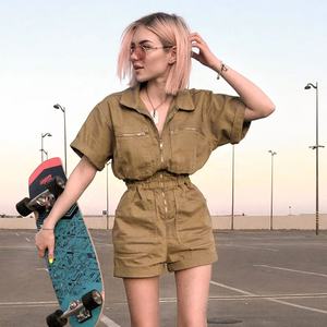 Nouveau Sexy femmes Denim combinaison à la mode Slim Fit extensible été femmes Shorts tenue décontracté - Product Image 1