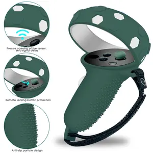 6 <span class=keywords><strong>Pc</strong></span> Silicone Housse De Protection Shell Case pour Oculus Quest2 Quest2 <span class=keywords><strong>VR</strong></span> <span class=keywords><strong>Casque</strong></span> Tête Visage Couverture Eye Pad Poignée Grip <span class=keywords><strong>VR</strong></span> Accessoires - Product Image 4