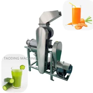 automatic cold press ginger juice extractor machine masticating juicer cold press fruit and vegetable powder making machine