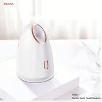Vaporizador Facial Eléctrico Nano Portátil Iónico de Diseño de Alta Gama PAKISS, Funciones de Iluminación, Hidratación y Nutrición para el Hogar