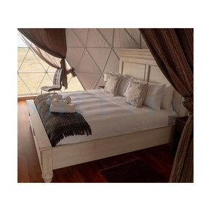 Casa Domo prefabricada para 850g/m² tela de poliéster recubierta de PVC tubos de acero galvanizado 0.5kn/m² Glitzcamp 6m cúpula de lujo - Product Image 6
