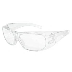 Lunettes de protection industrielles avec plaquettes nasales antidérapantes en TPR, certifiées CE EN166 ANSI Z87.1, design classique, pour entrepôt et logistique - Product Image 3
