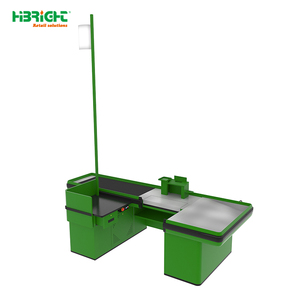 High Quality Fashionable Appearance High Definition Screen Automatic Moving Belt Self Checkout <b>Counter</b> Highbright HBE-CC-134 - Product Image 3