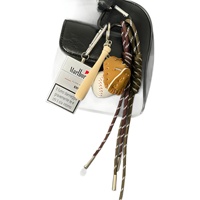 Porte-clés en corde tressée polyvalent pour sac, accessoire décoratif de Noël