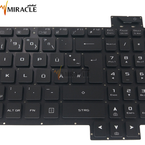 Teclado Alemán RGB Retroiluminado GR para <span class=keywords><strong>Asus</strong></span> GL503VS-EI011T Strix Scar Edition <span class=keywords><strong>GL503</strong></span> GL503VS 0KN1-3G1GE11 0KNB0-661AGE00 Nuevo - Product Image 2