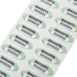 New Popular Flexographic Paper security serial number Private Roll <b>Label</b> Sticker For <b>Packaging</b> With China Good Packing Service - Product Image 3