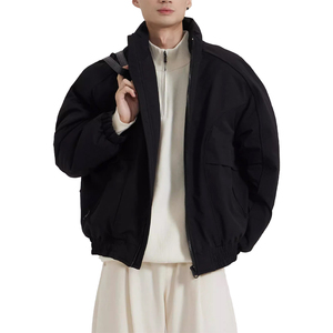 Chaqueta de calle personalizada de alta calidad, cálida, holgada, con cuello levantado, chaqueta de invierno para hombre, Top de moda de invierno - Product Image 1