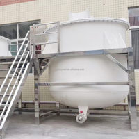 Réservoir de mélange en PP de 500L, 1000L, 1500L, 2000L, 3000L, réacteur chimique liquide en polypropylène, machine de mélange pour nettoyant pour toilettes