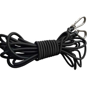 Corde élastique avec crochet à ressort en acier inoxydable, 5m, accessoires de pêche durables pour poissons d'eau douce, ligne de pêche en bateau, pêche en mer - Product Image 4