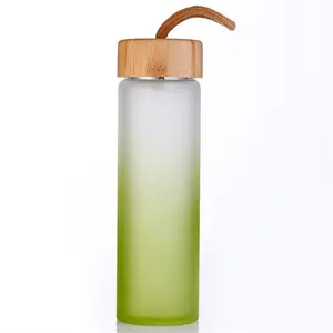 Groothandel Hoge Borosilicaat Drinkwater Flessen Hittebestendige Glazen Tuimelaar Met Filter Voor Reizen