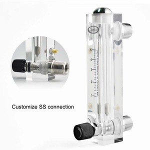 ダーホル DFA アクリルパネルマウント 5GPM <span class=keywords><strong>RO</strong></span> 水流量計 ガス流量計 調整弁付き - Product Image 3