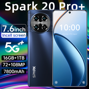 Venta caliente <span class=keywords><strong>Techno</strong></span> <span class=keywords><strong>Spark</strong></span> 20 Pro + 7,6 pulgadas Dual SIM Smartphone con cámara trasera de 108MP Octa Core CPU 512GB ROM 2K HD Flip Design - Product Image 2