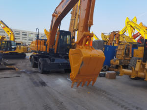 Hyundai 215 220 Excavadora sobre orugas 21 Ton Hyundai 210 Original Corea Excavadora Precio 210w-7 tipo de rueda - Product Image 3