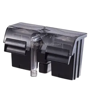 hang on back cascade biological water filter system for extra aeration and water purification in fish tank aquarium