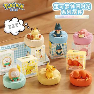 PY Pokémon Casual Time Series Blindbox-Figuren Schlafende Pose mit abnehmbarem Plüschsofa 6 Designs Sammler-Brettspiel - Product Image 5